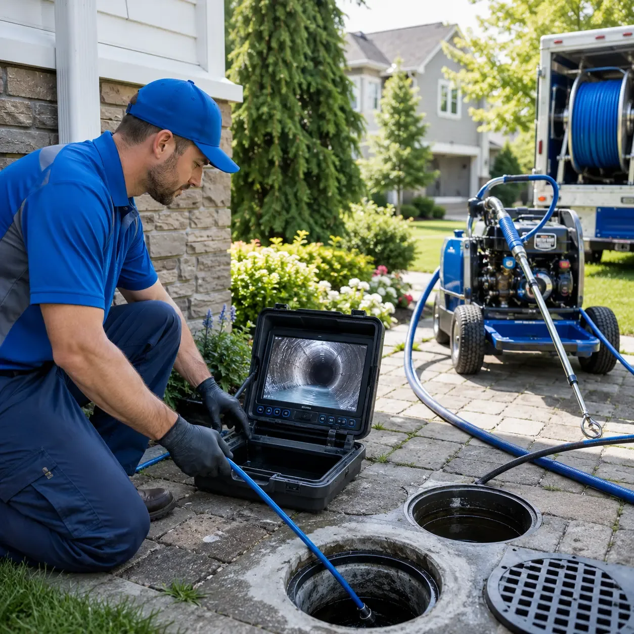 Outdoor drain cleaning professionals serving Poultney, VT